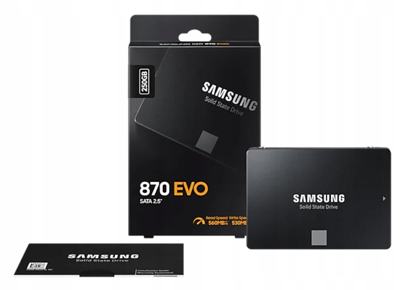 Samsung 870 EVO 250GB 2,5" SATA III SSD