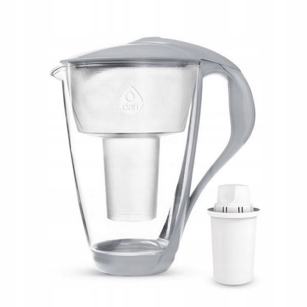 Filtračná kanvica Dafi Crystal 2 l strieborná/šedá