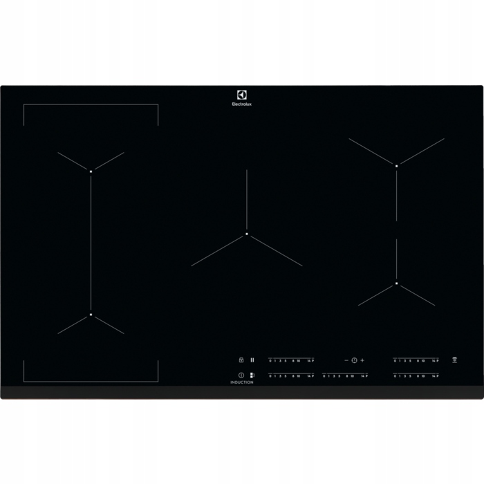 ELECTROLUX doska EIV835 H2H, Bridge, Slim-Fit 78cm