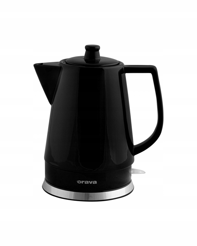 Elektrická kanvica Orava VK-3813 B 1500 v čiernej farbe