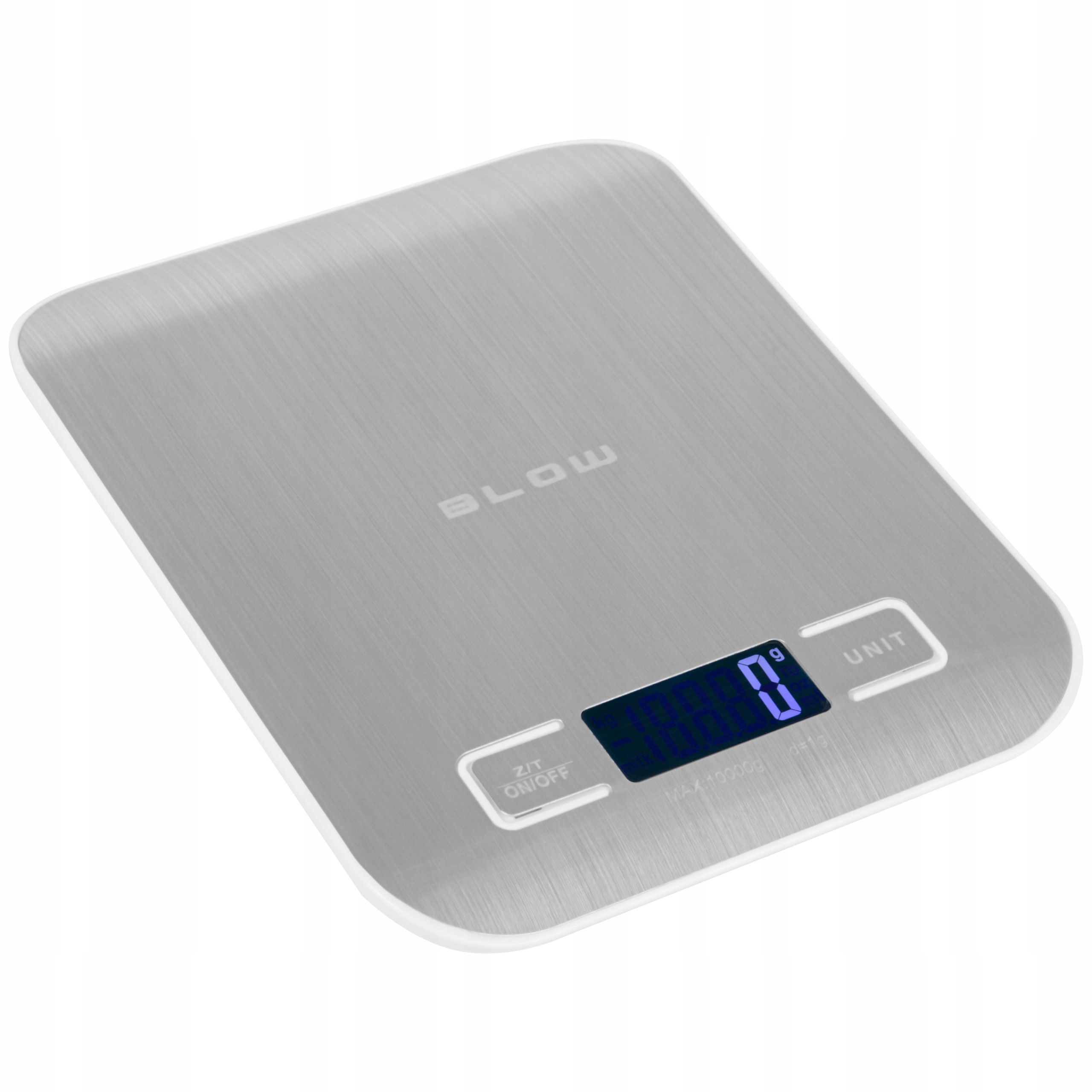 Fúkacia kuchynská váha KS202, strieborná, 10 kg