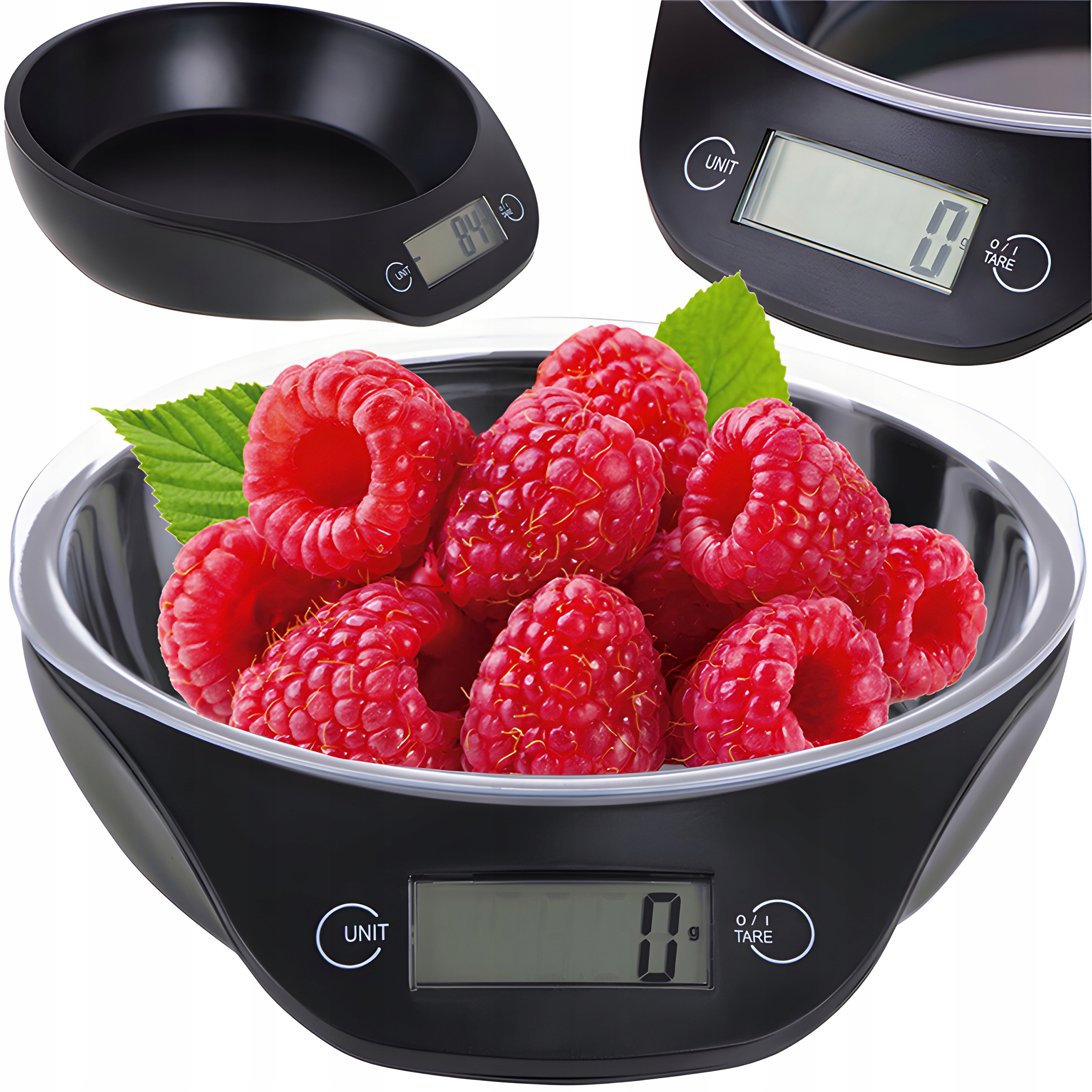 Kuchynská váha retoo E652-4 čierna 5 kg