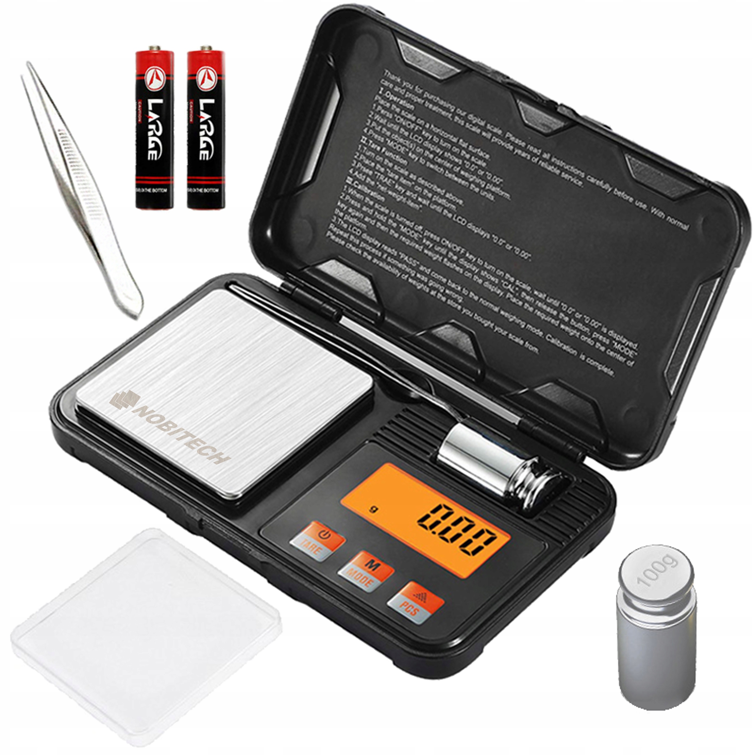 ELEKTRONICKÁ PRESNÁ VÁHA NA ŠPERKY LCD 0,01G
