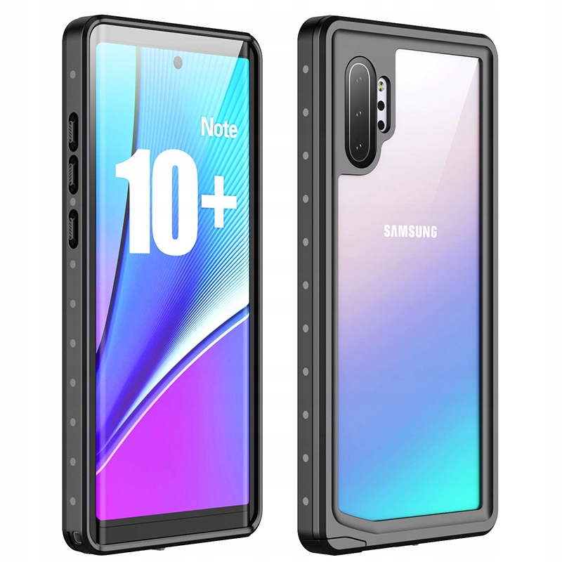 Červené korenie pre Samsung Galaxy Note 10+ plus puzdro čierna