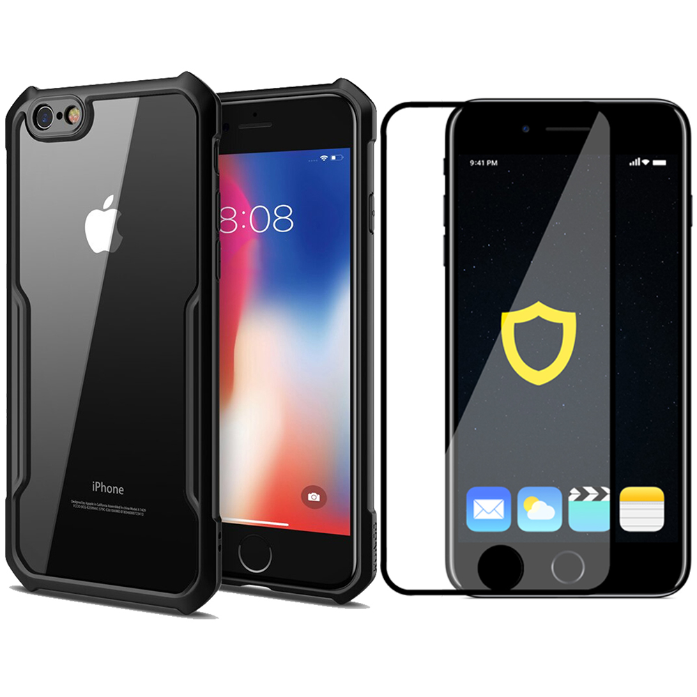 Spacecase späť na iPhone 7/8 / SE 2020 puzdro čierne