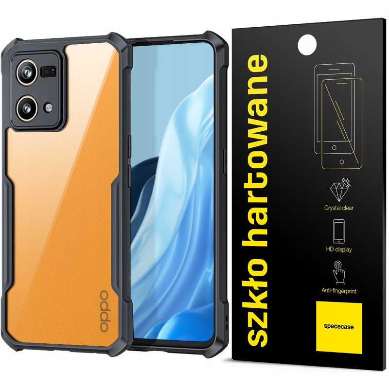 Spacecase späť na Oppo Reno 7 4G Case Black