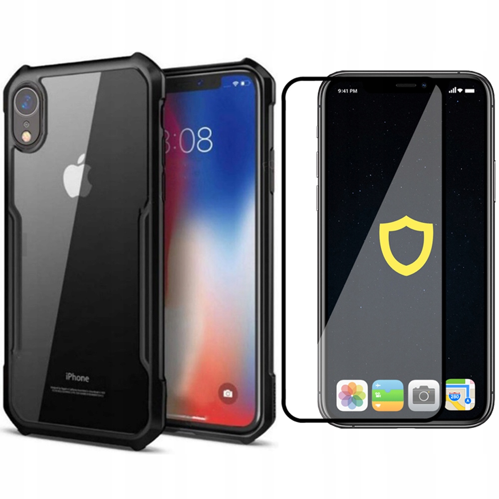 Spacecase späť na iPhone xr puzdro čierne