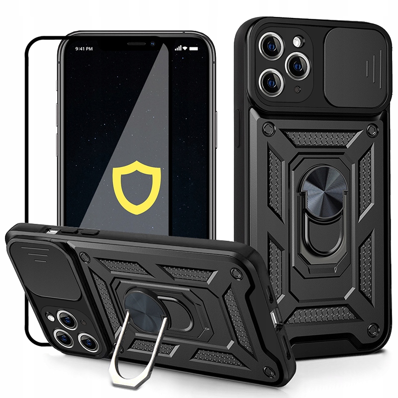Spacecase späť na iPhone 11 Pro Camring Black