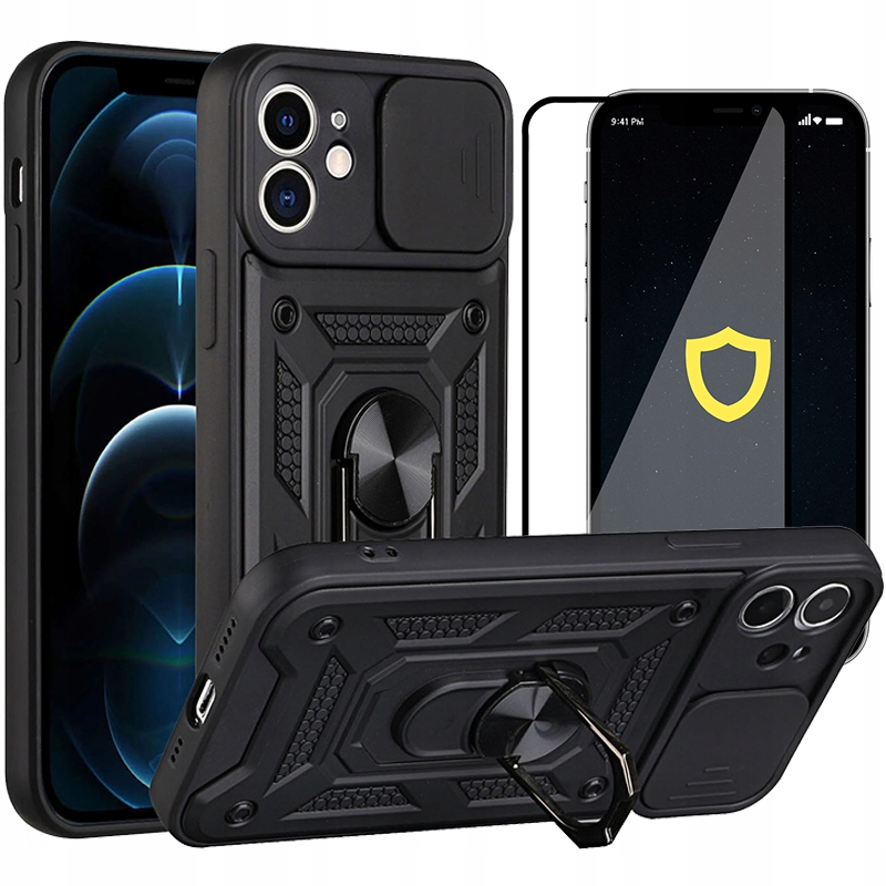 Priestorové puzdro pre Apple Iphone 12 Mini Camring, čierne
