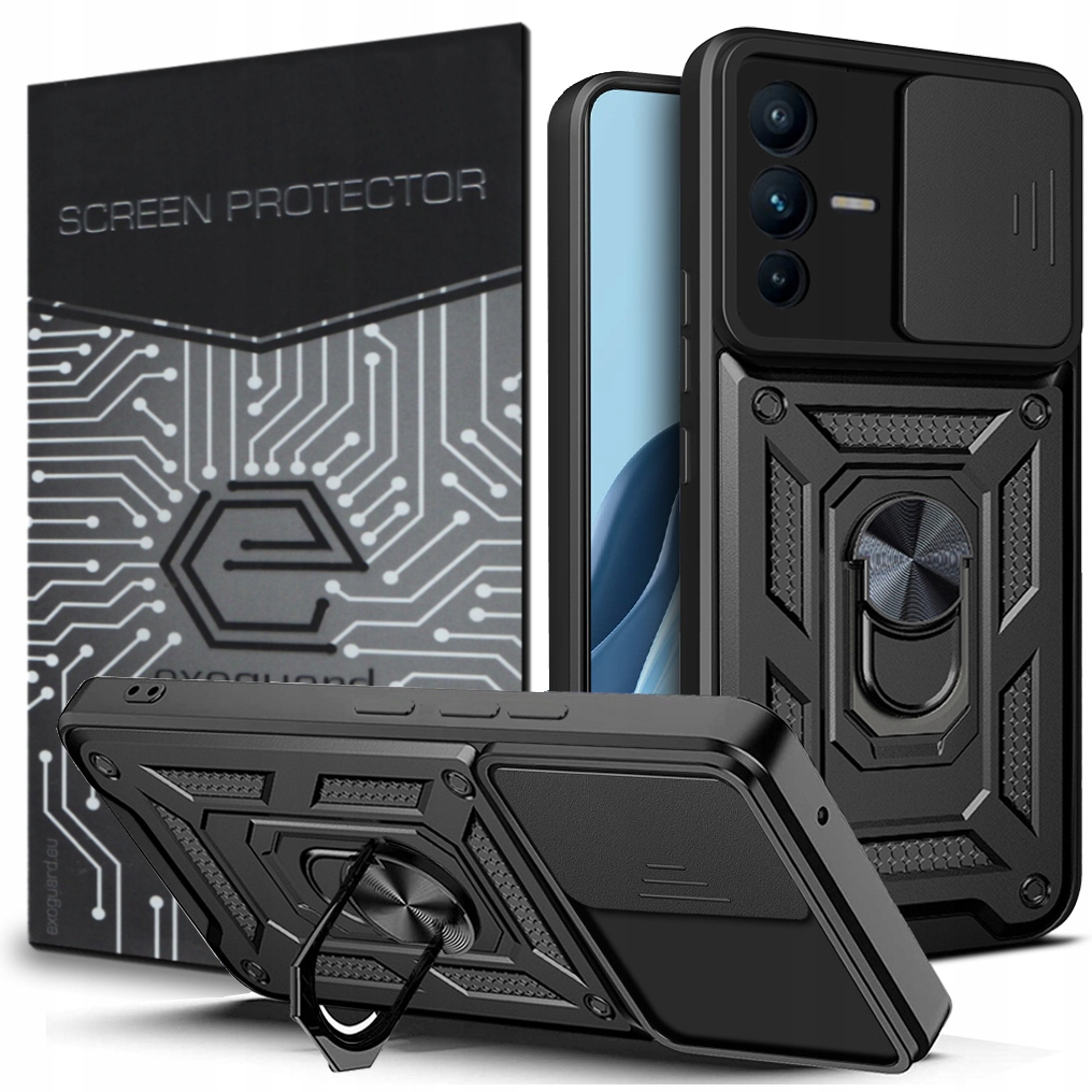 Panvice pre Vivo V23 5G Camshield Black