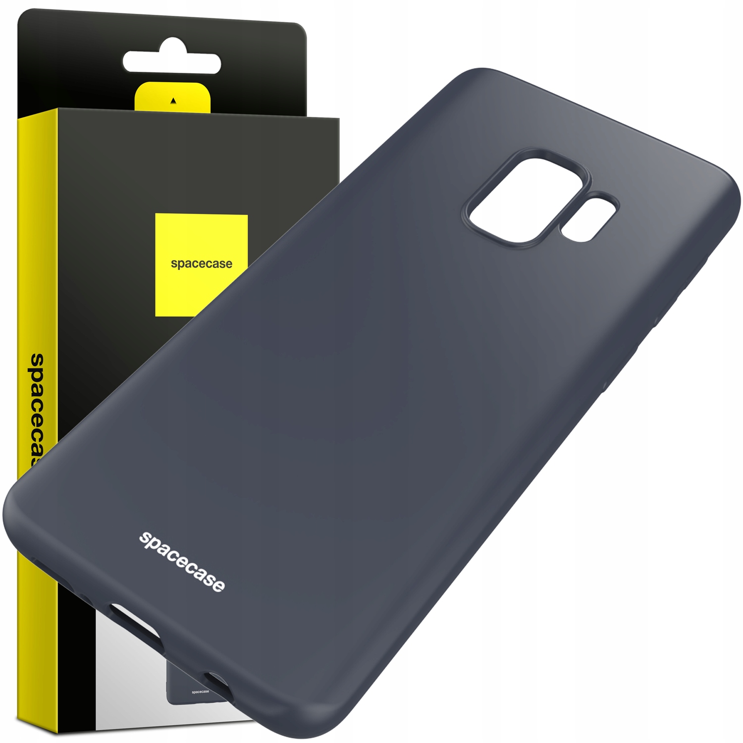 Spacecase späť do galaxie S9 Silikone Black