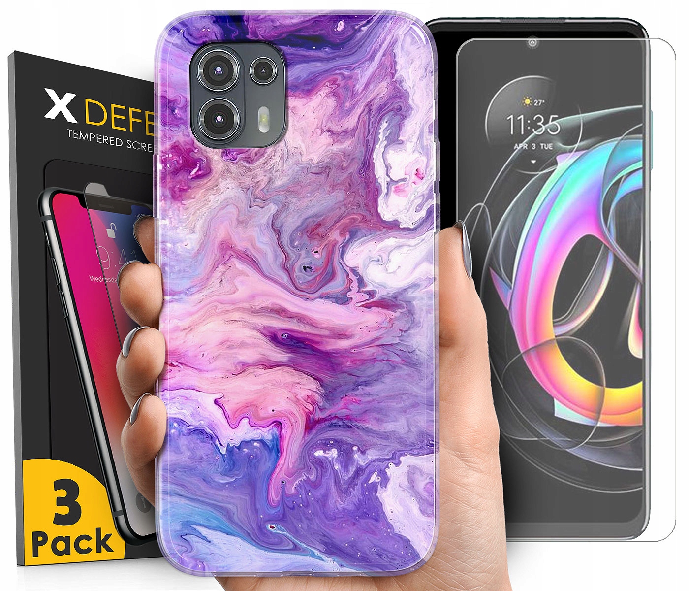 Motorola späť na okraj 20 Lite Marble Roses viacfarebná Najvyššia