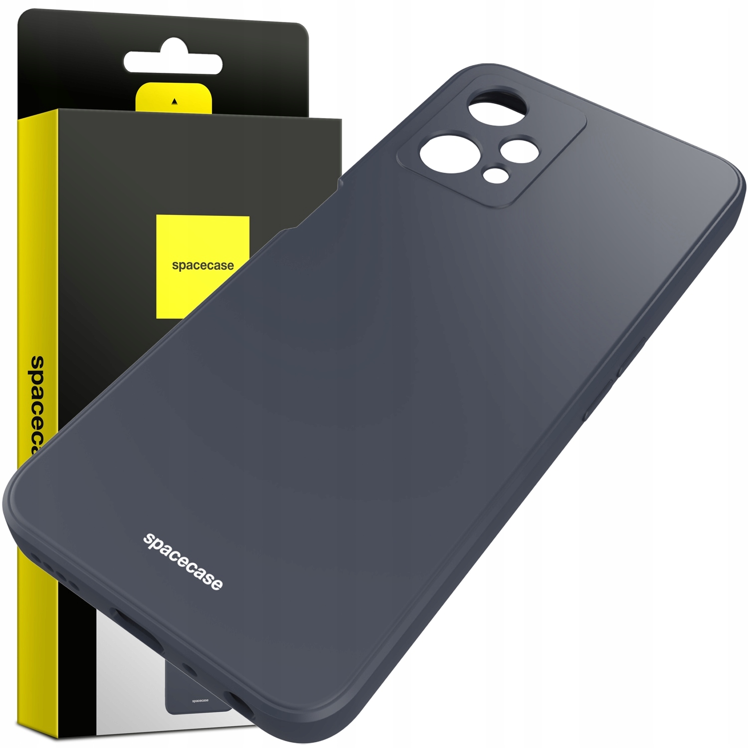 Spacecase späť do Realme 9 Pro / 9 5G Silikón čierna