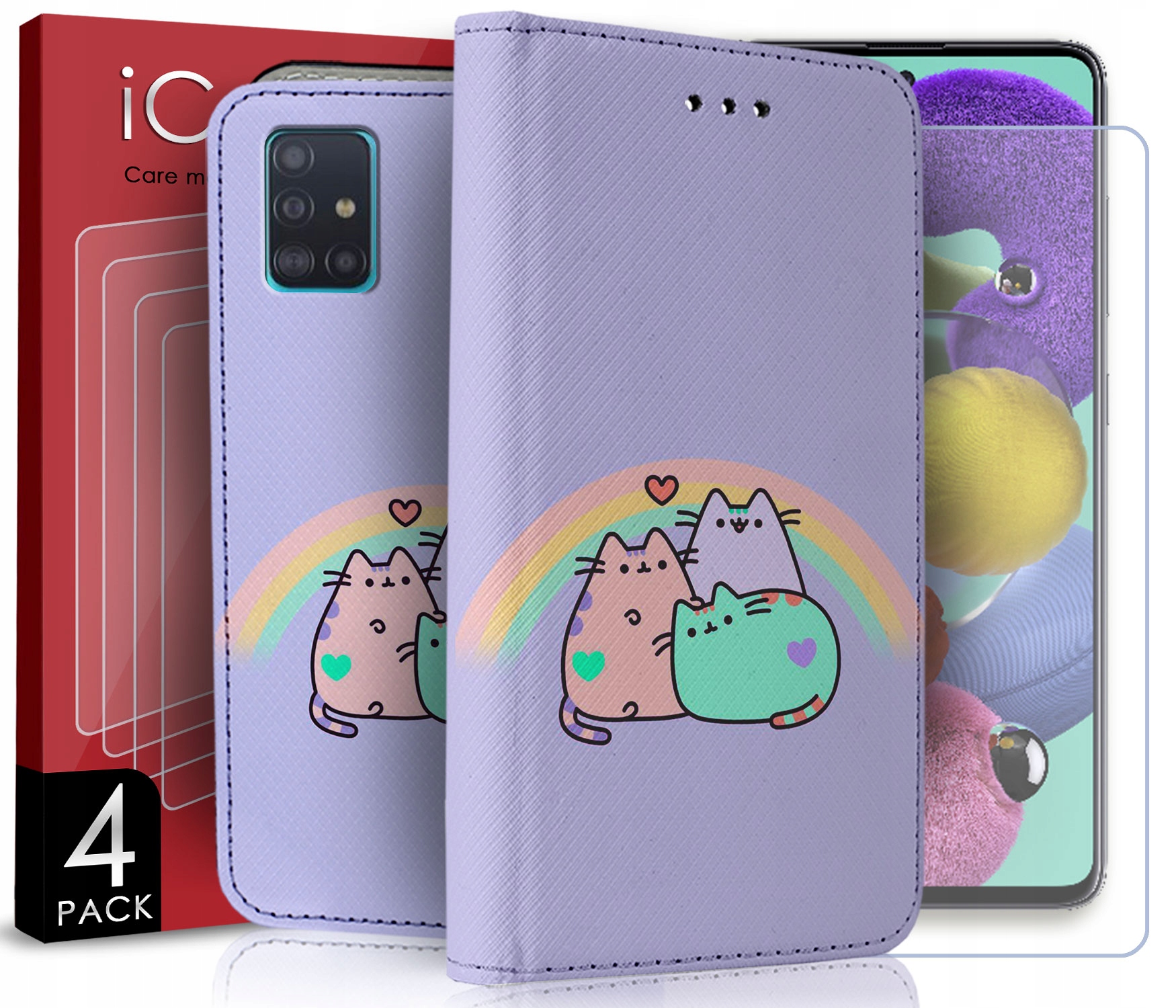 Samsung Flap puzdro pre Galaxy A51 5G Multi -Colored Puzder