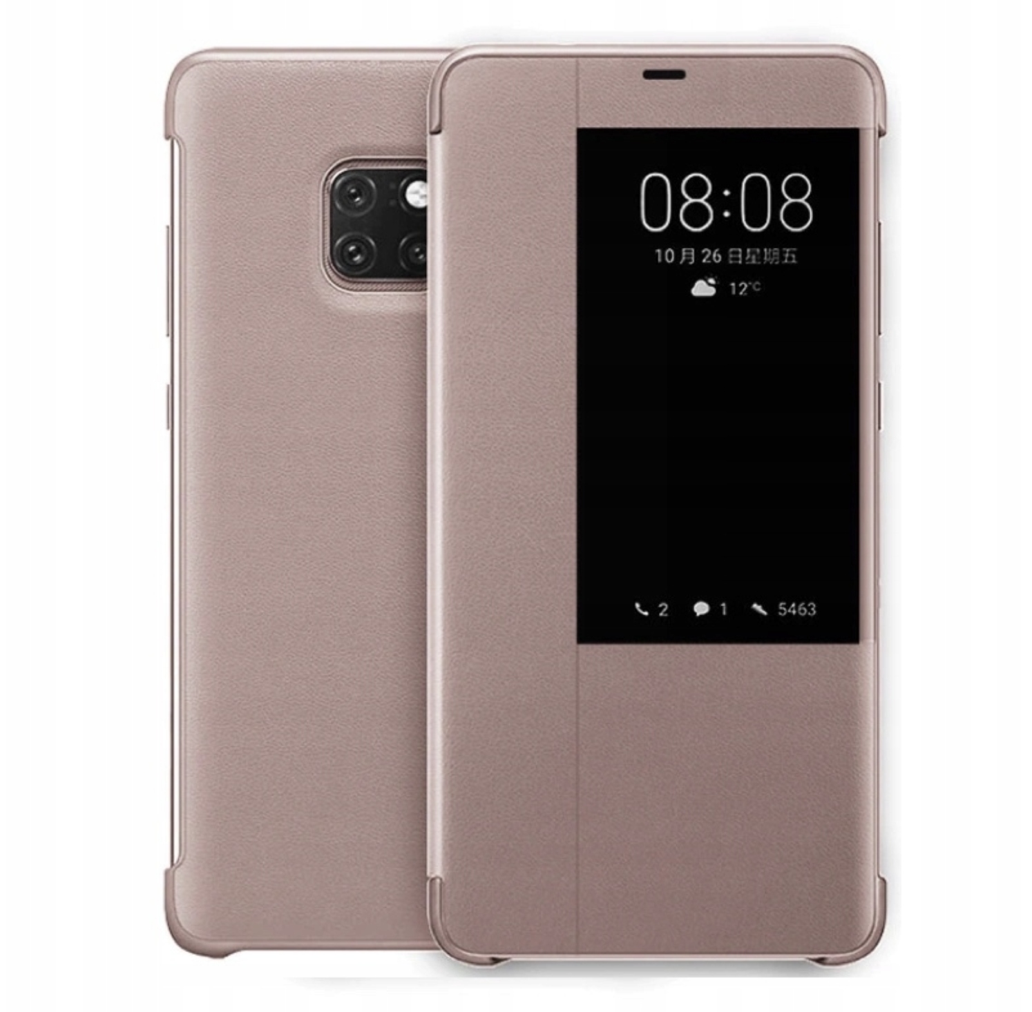 Puzdro s klapkou BG pre Huawei Mate 20 Pro Smart View Black