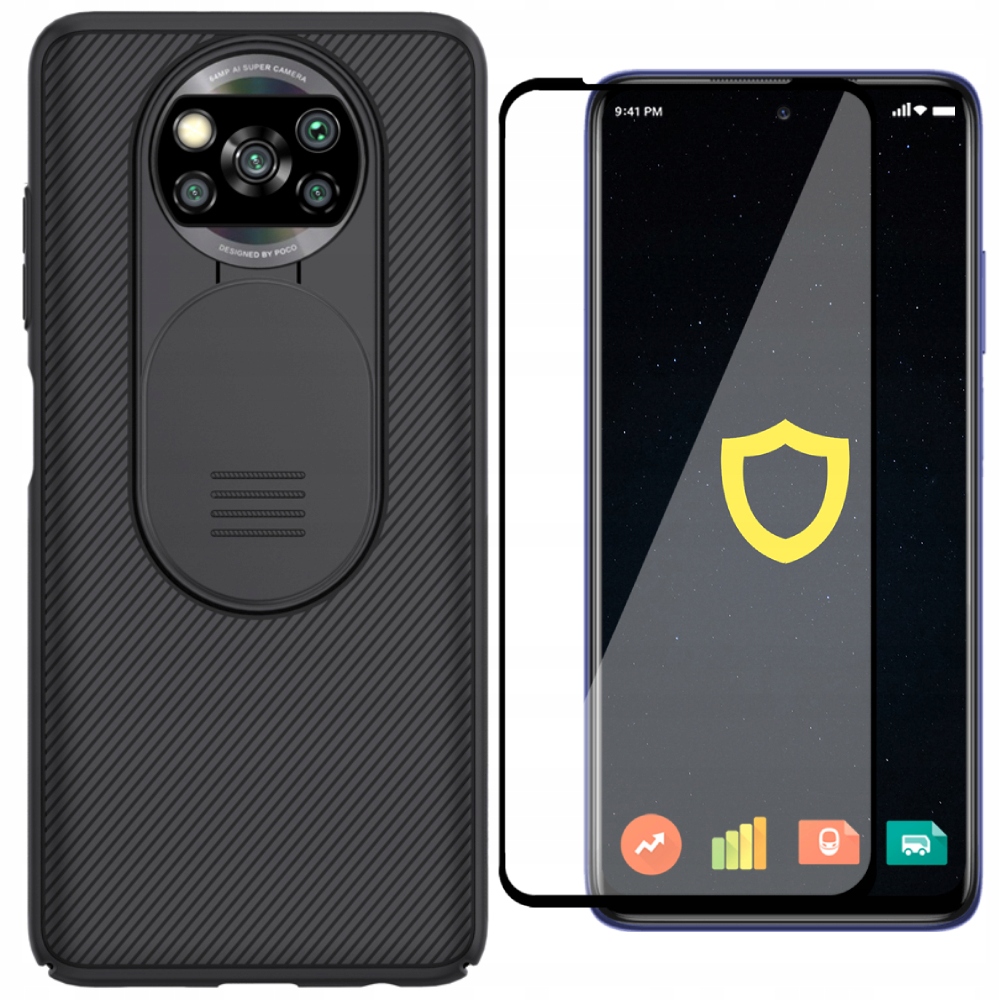 Nillkin chrbty pre Xiaomi Poco X3 Pro / Poco X3 NFC čierne ananásy