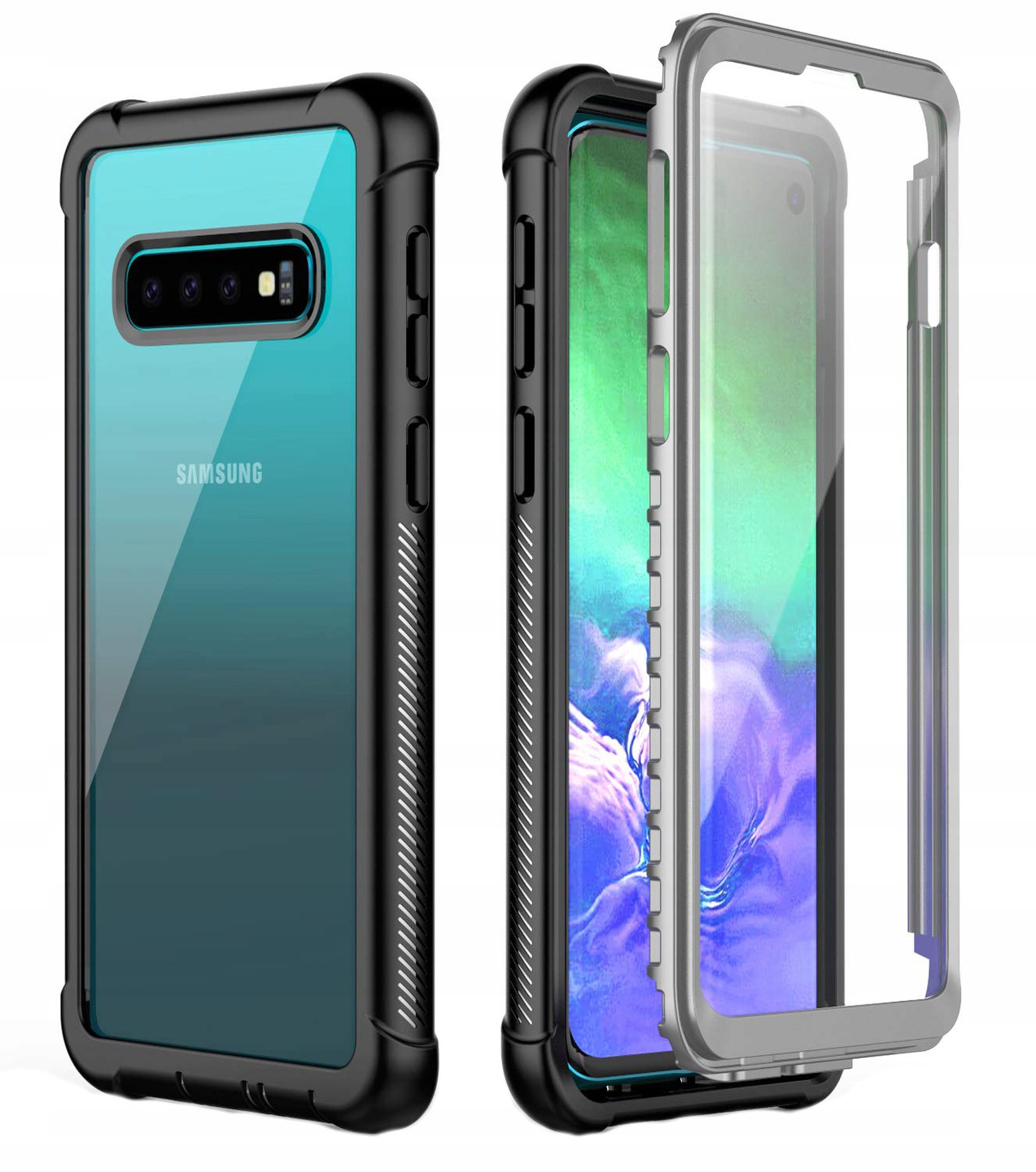Spacecázový rám pre Samsung Galaxy S10+ Plus Čierna
