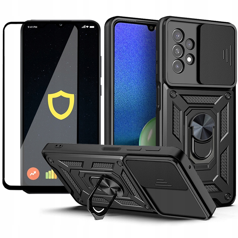 Spacecáza späť pre Samsung Galaxy A32 5G Camring Black