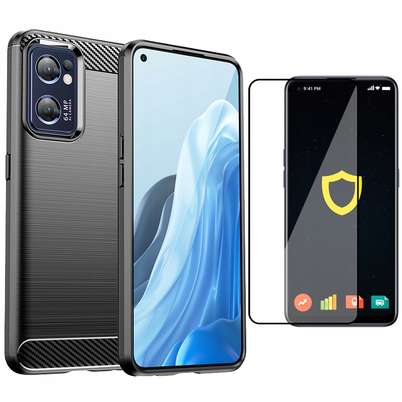 Spacecase späť na Oppo Reno 7 5G Case Black