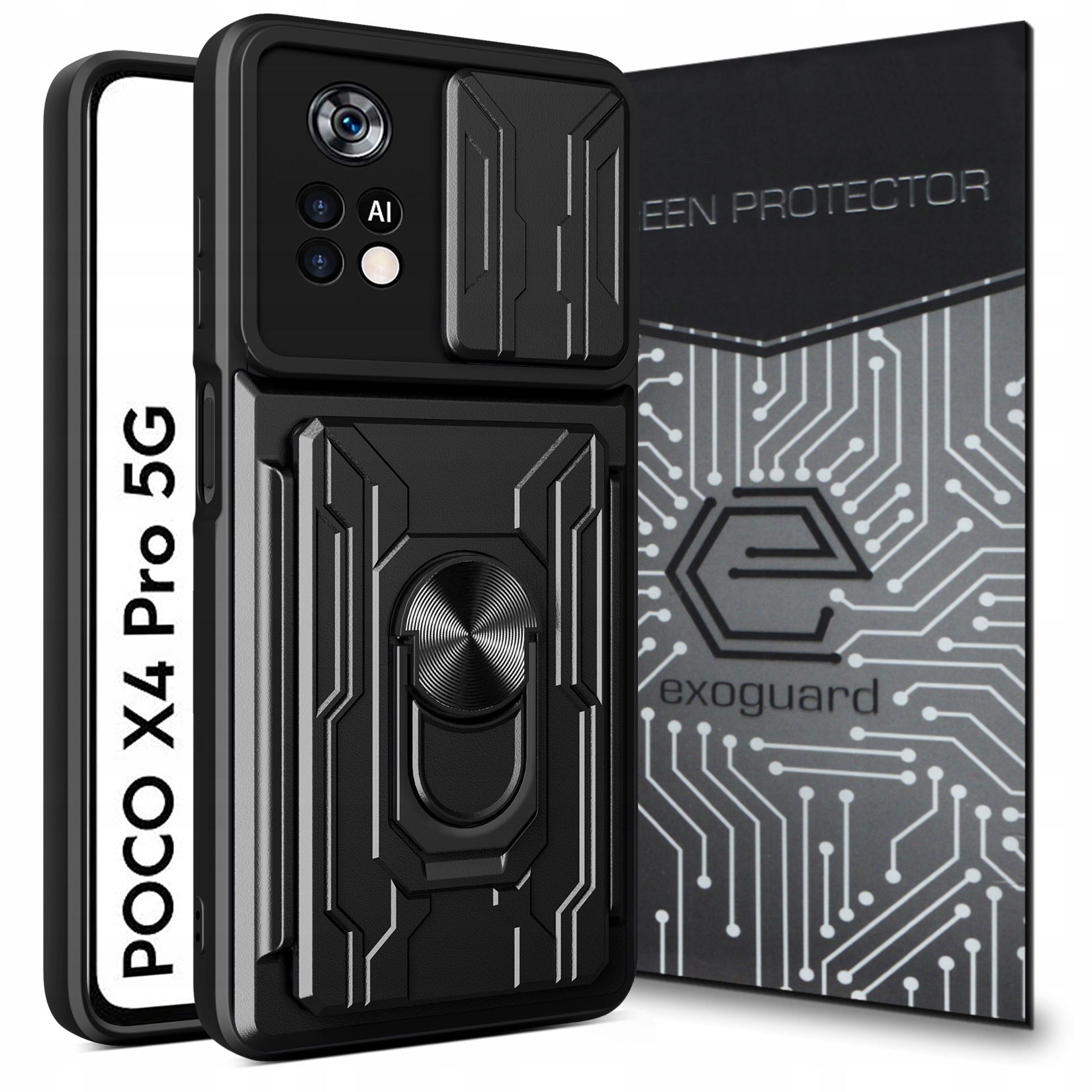 Chrbty pre Xiaomi POCO X4 PRO 5G BLACK