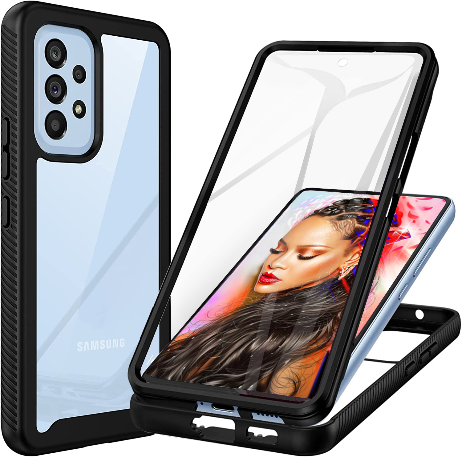 Nela-stlmové puzdro pre Samsung A52 / A52 5G / A52S Black