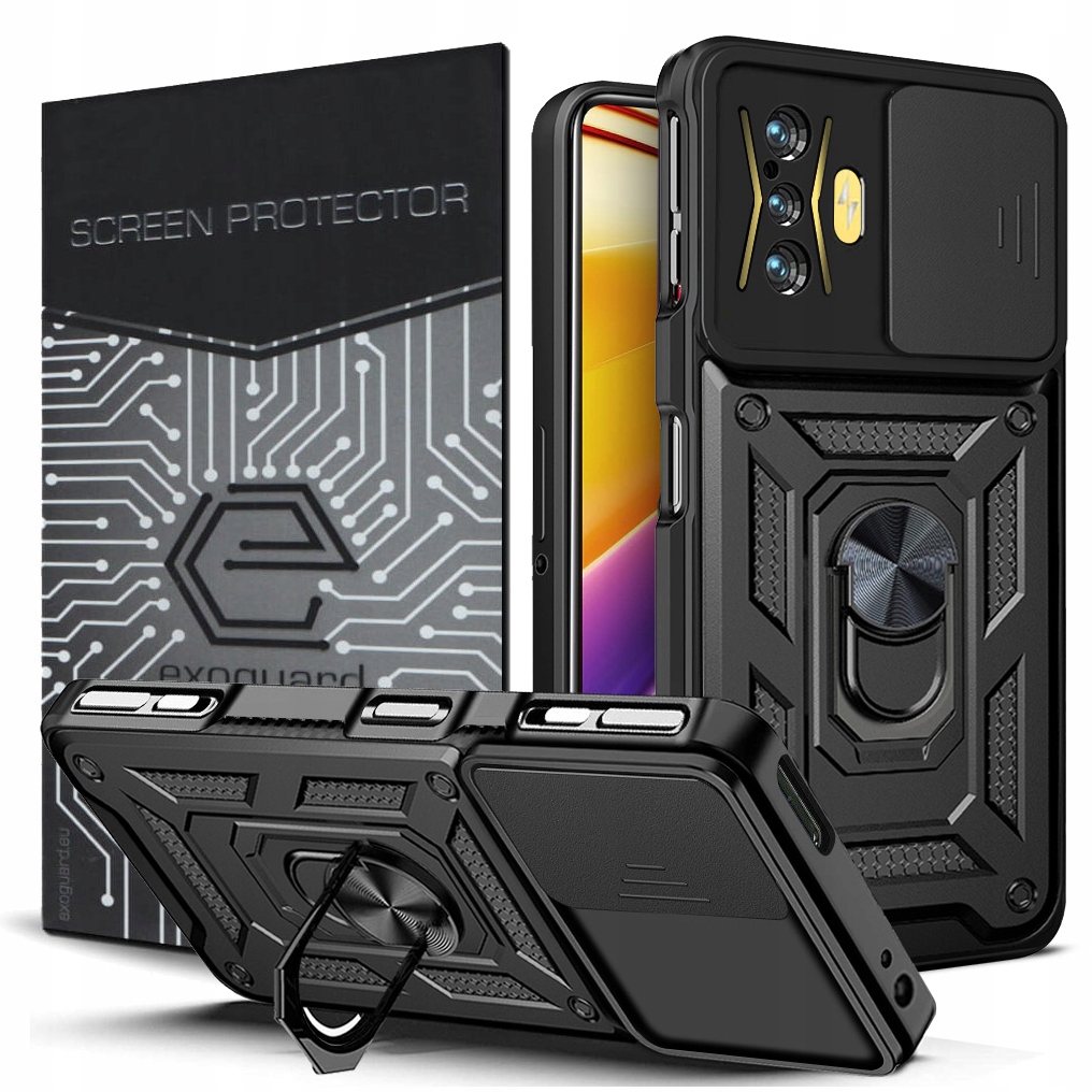 Panvice pre xiaomi poco f4 gt exoguard čierna