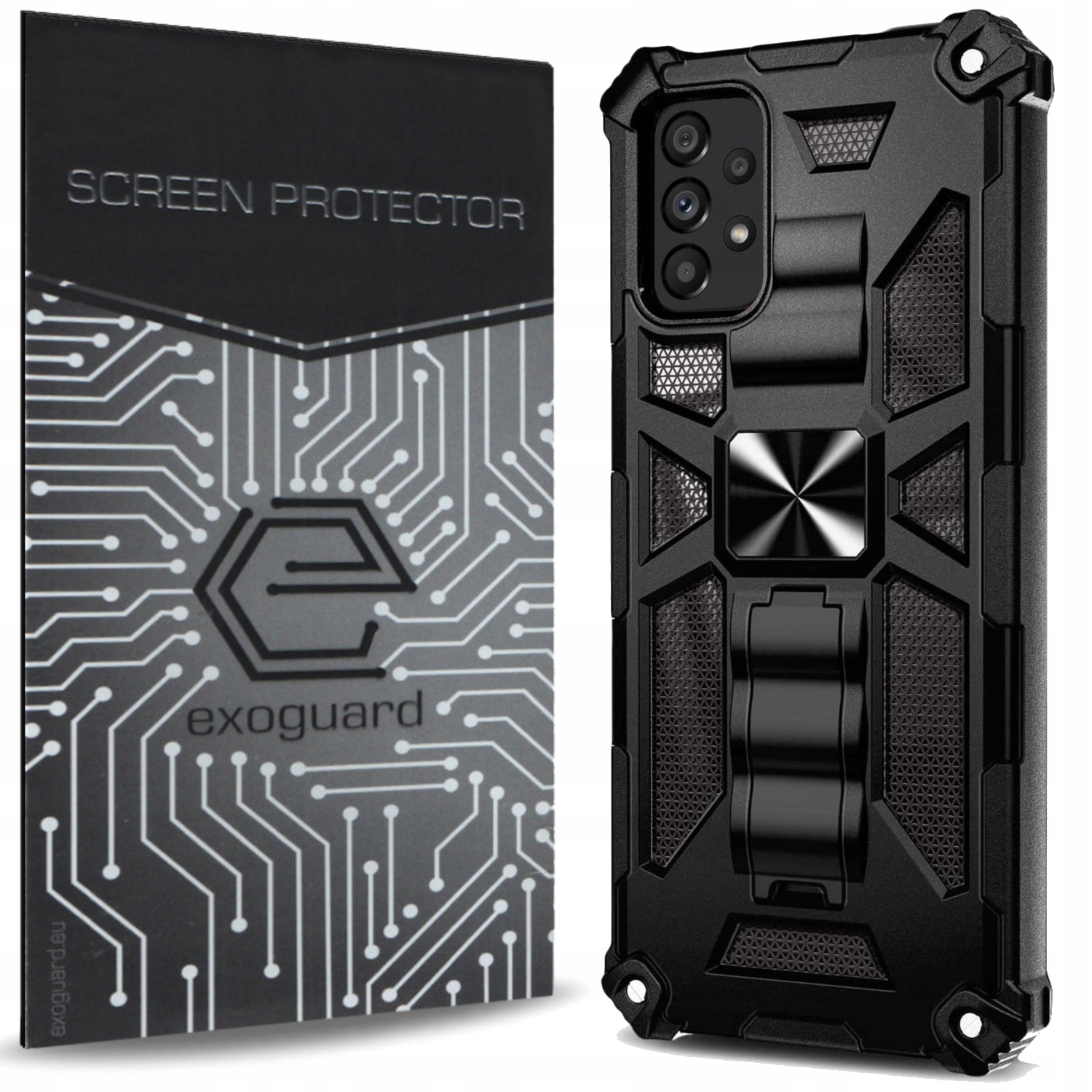 Exoguard Pass pre Samsung Galaxy A13 (4G) Čierna armáda