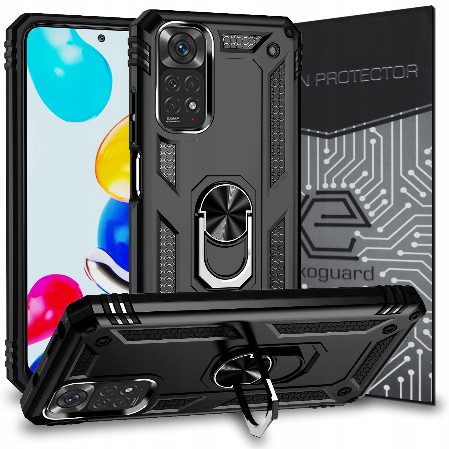 Exoguard späť na Xiaomi Redmi Note 11/11S čierna