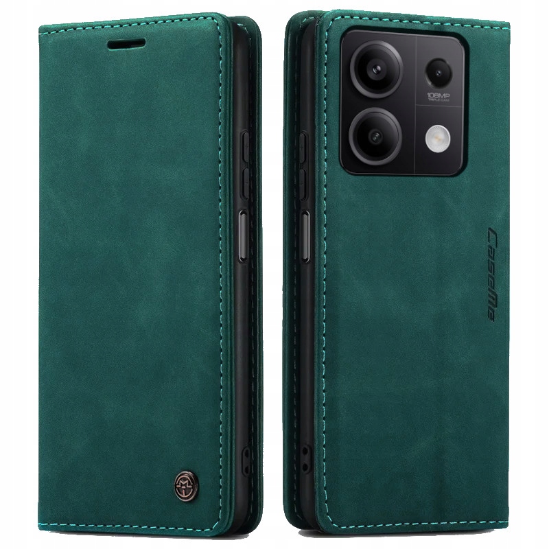 MBM flipové puzdro pre Xiaomi Redmi Note 13 pro 5G / Poco X6 5G LEATHER CASE ME tyrkysové