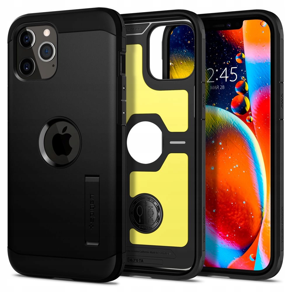 Spigén späť pre iPhone 12/12 Pro Tough Armour Black