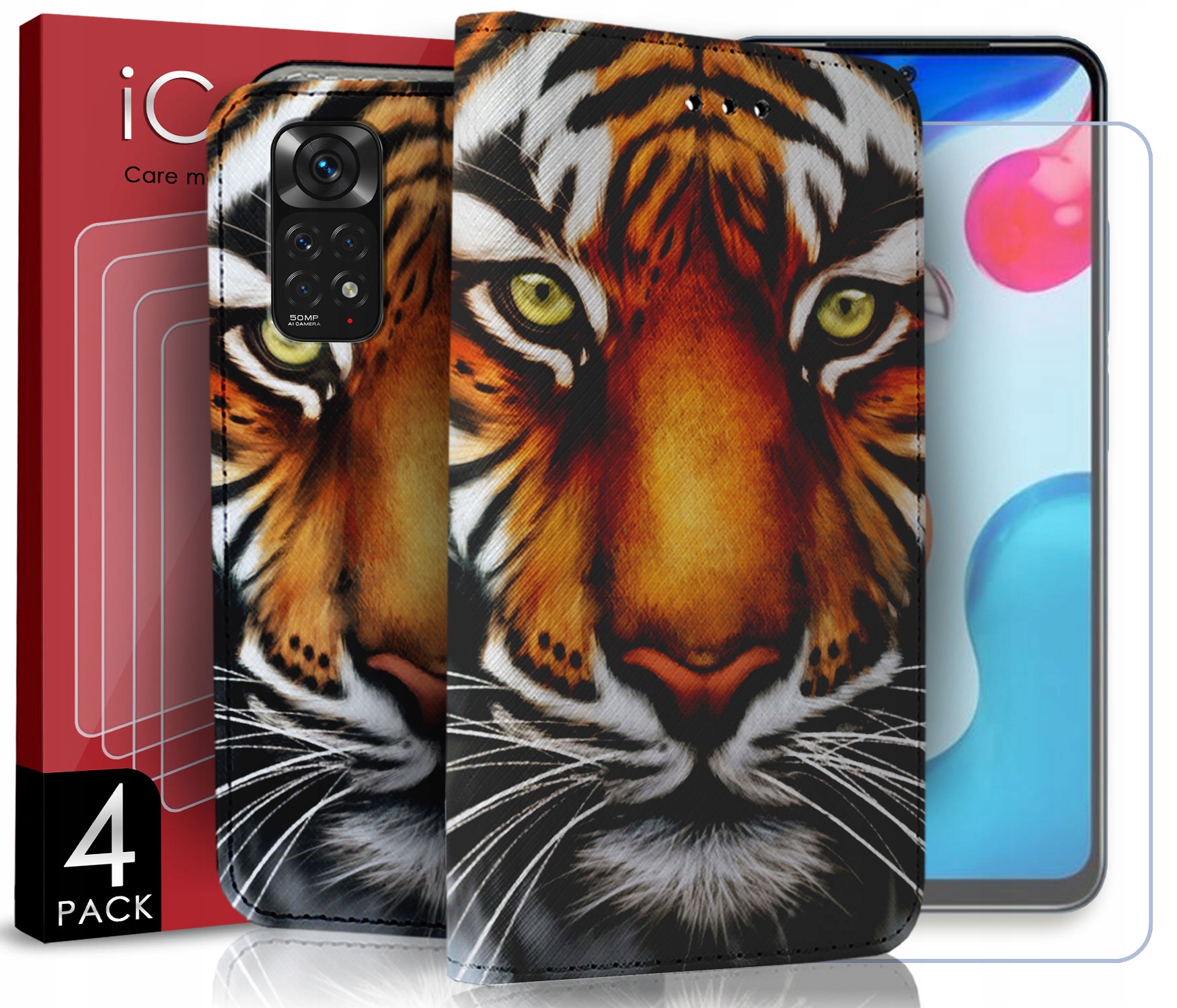 Puzdro pre klapku Xiaomi pre Redmi Note 11 4G 11S 4G viacfarebný telefónny puzdro