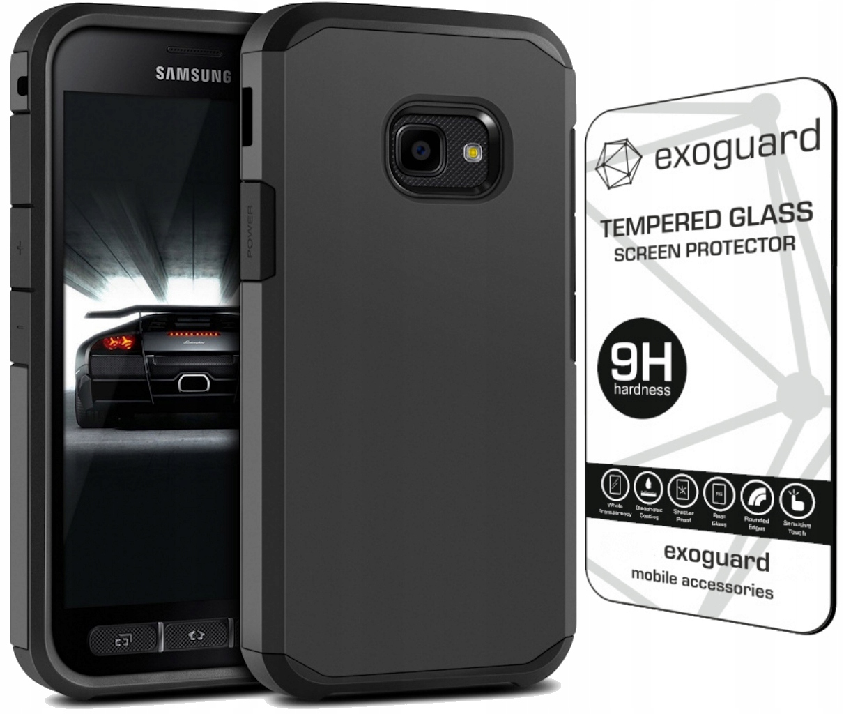 Exoguard pubbs pre Galaxy xcover 4/4s čierna