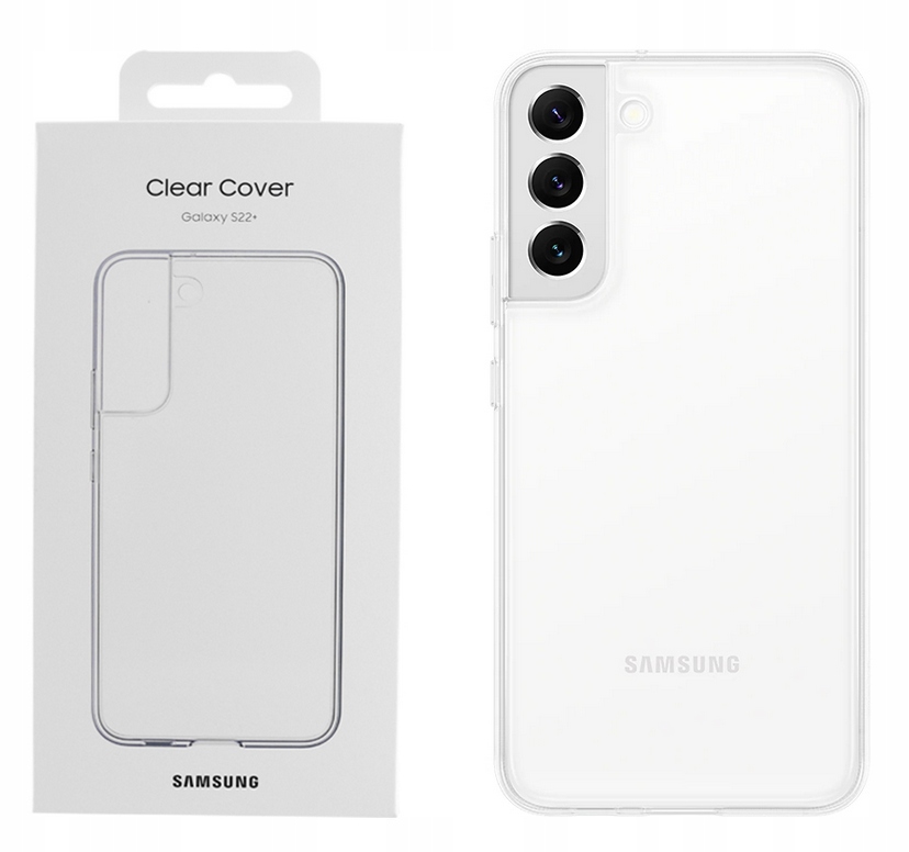 Chrbty pre Samsung Galaxy S22+ plus prípad pre Samsung S22+ bezfarebný