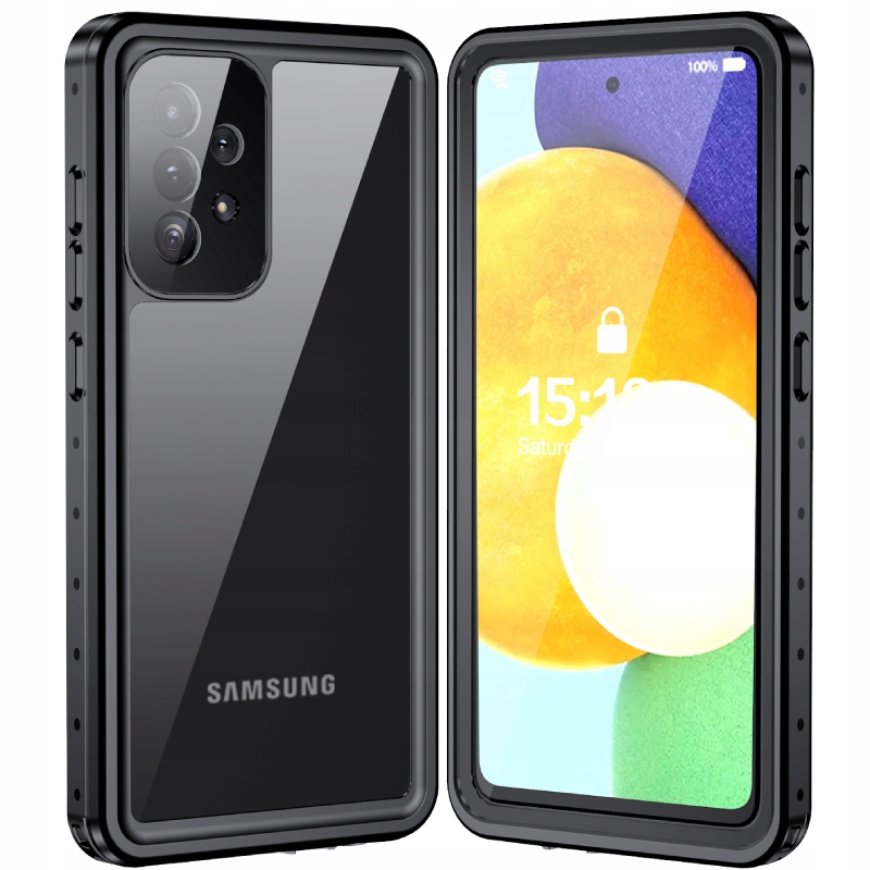 Vodotesné puzdro na červené korenie pre puzdro Galaxy A52 čierna