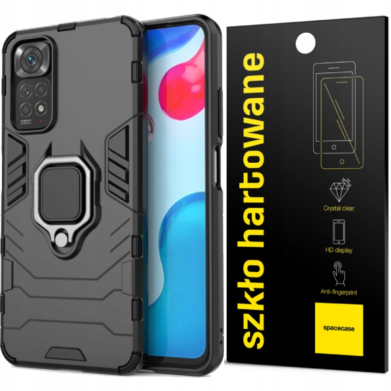 Spacecase späť na Xiaomi Redmi Note 11/11S Case Black