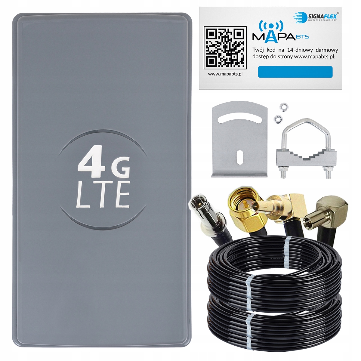 Anténa Signaflex 4G LTE sivá