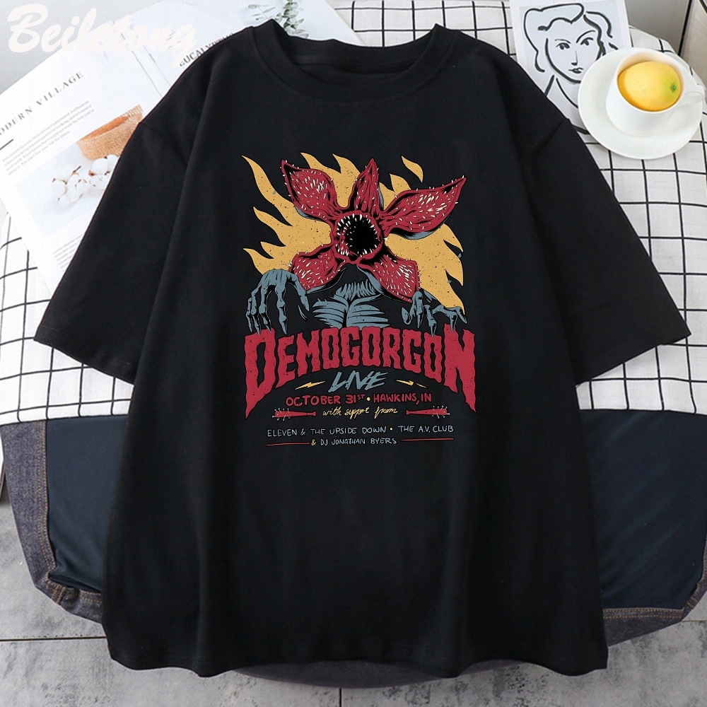 Eddie Munson Demogorgon T tričko retro kanibal