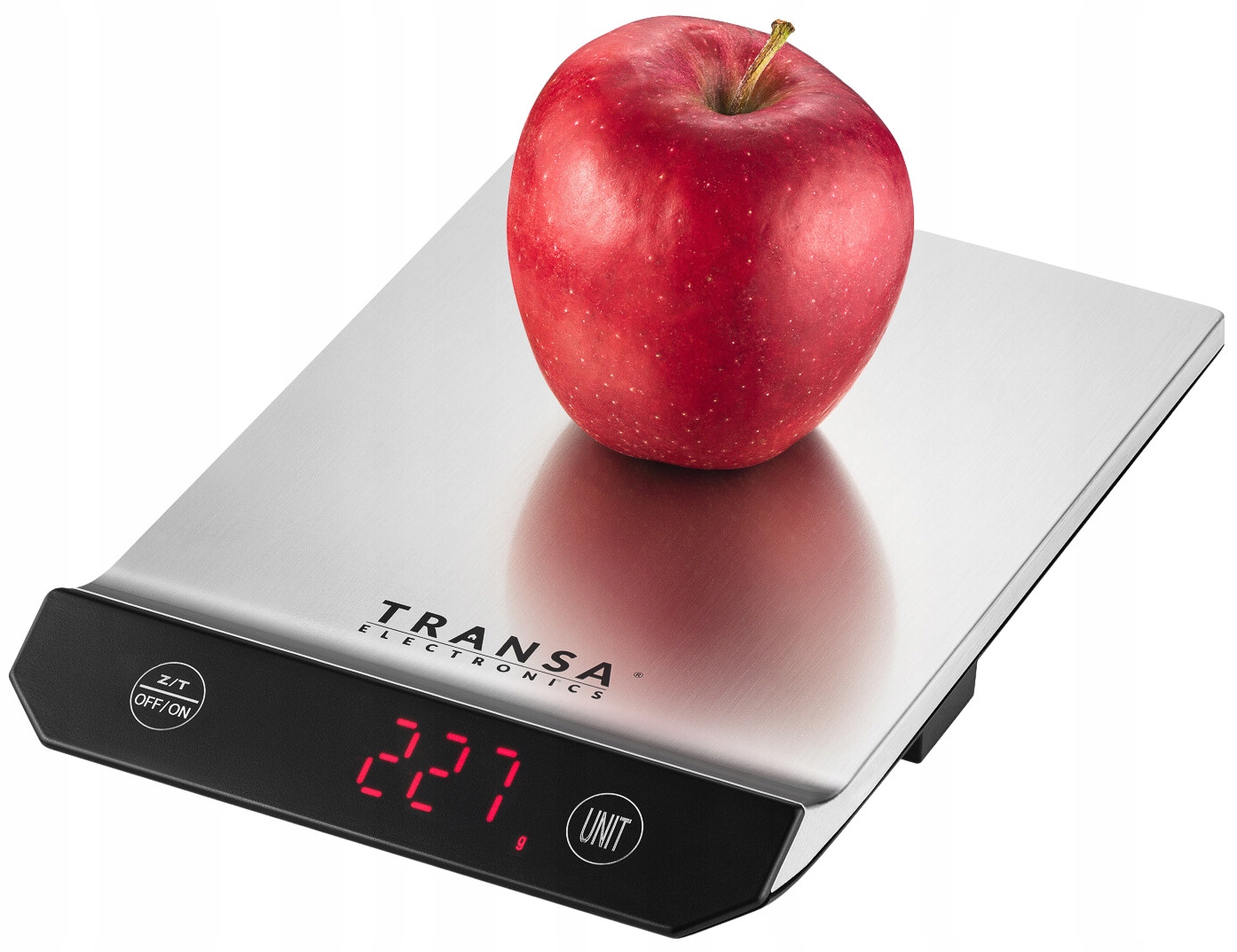Kuchynská váha Transa Electronics InoxScale strieborná/šedá 5 kg