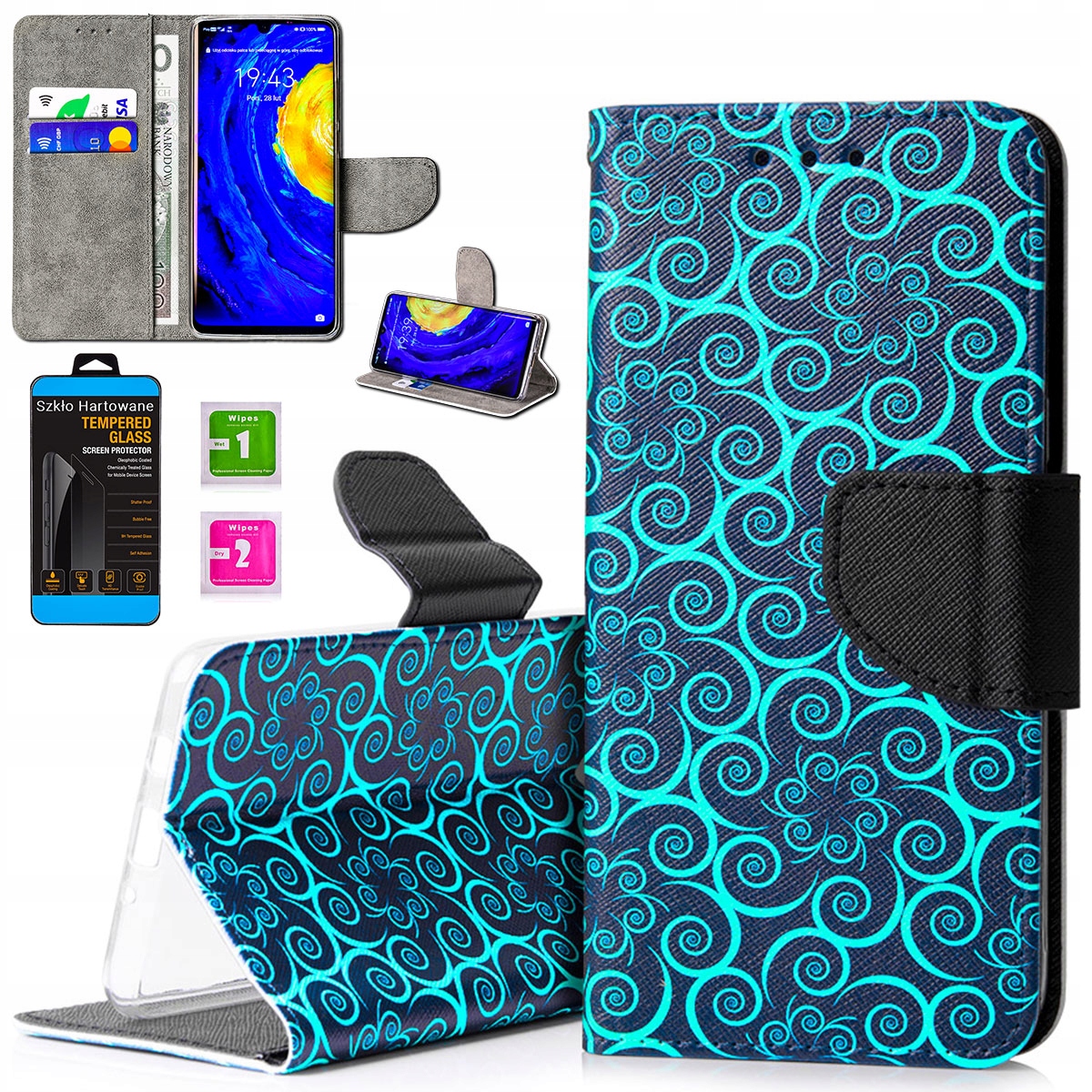 MacKltei P30 Pro Multi -Colored Case s mackel klapkou pre Huawei P30