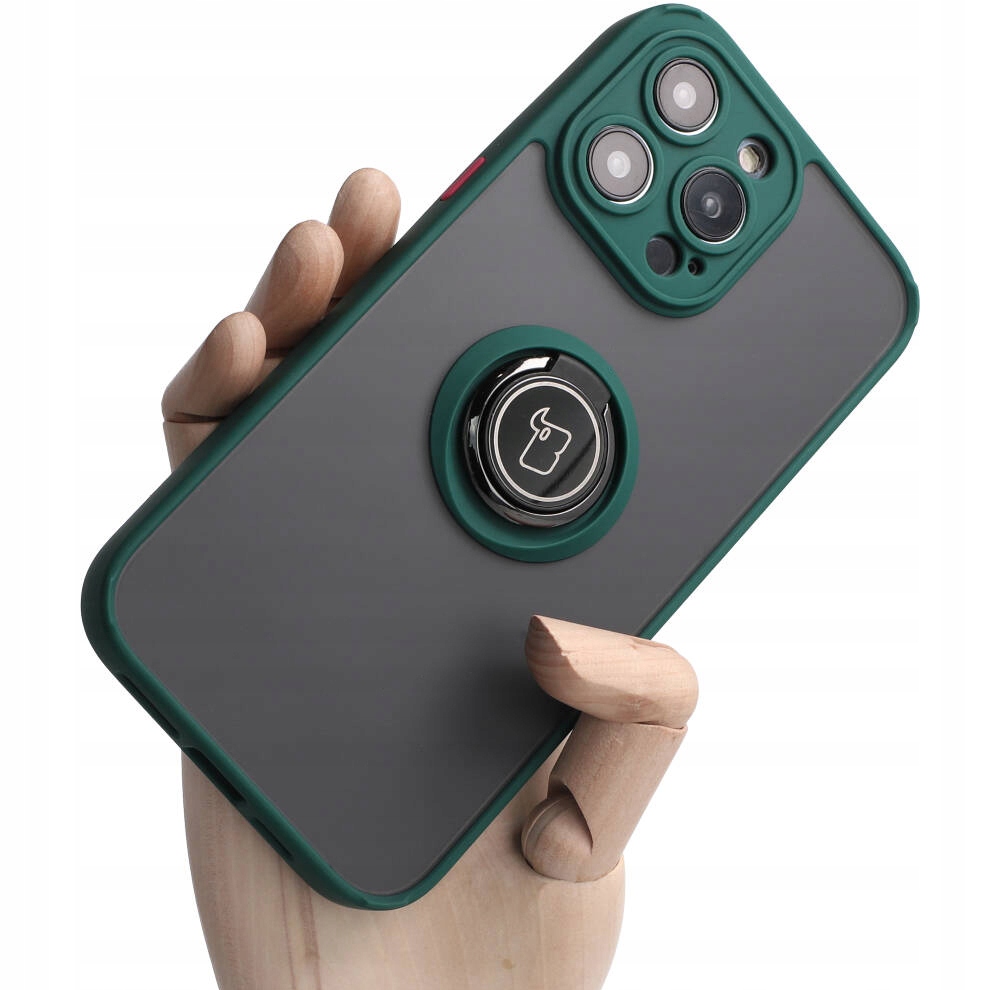 Bison Back pre iPhone 14 Pro Max Bizon Case Hybrid Green