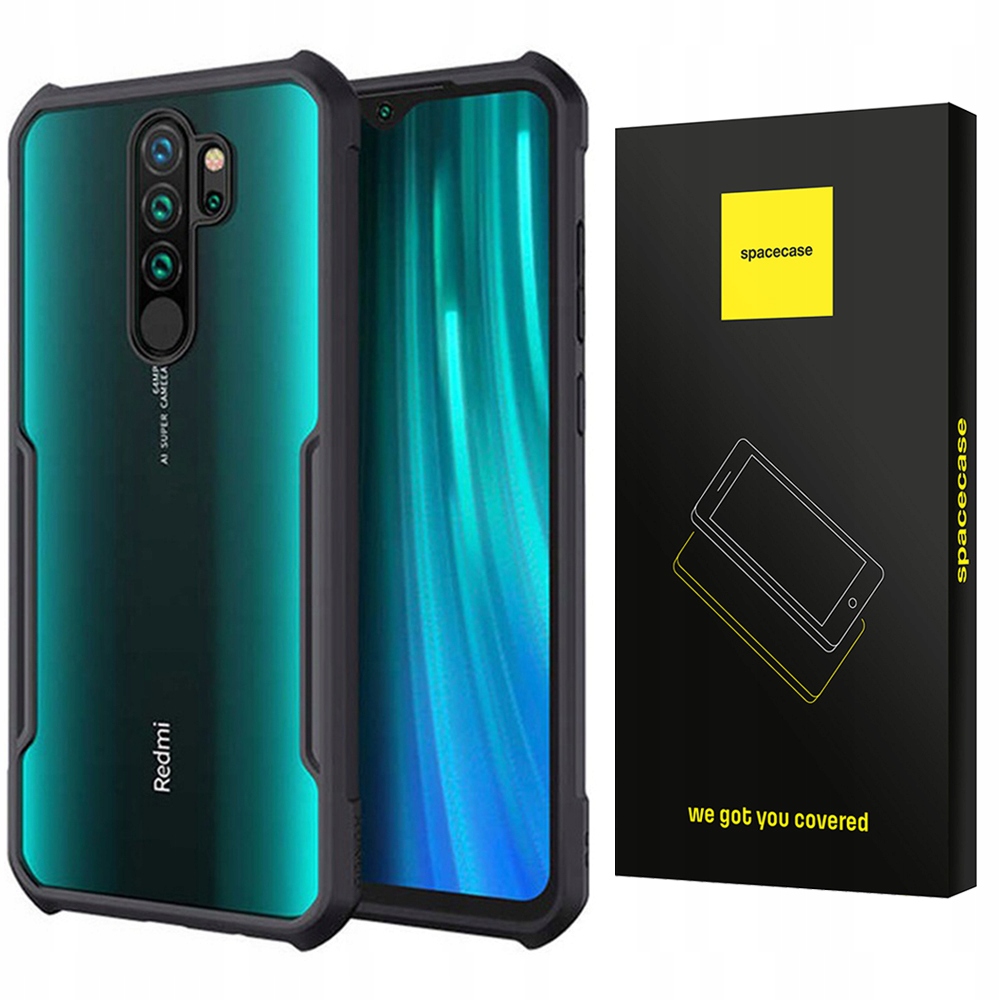 Spacecase späť na Xiaomi Redmi Note 8 Pro Case Black