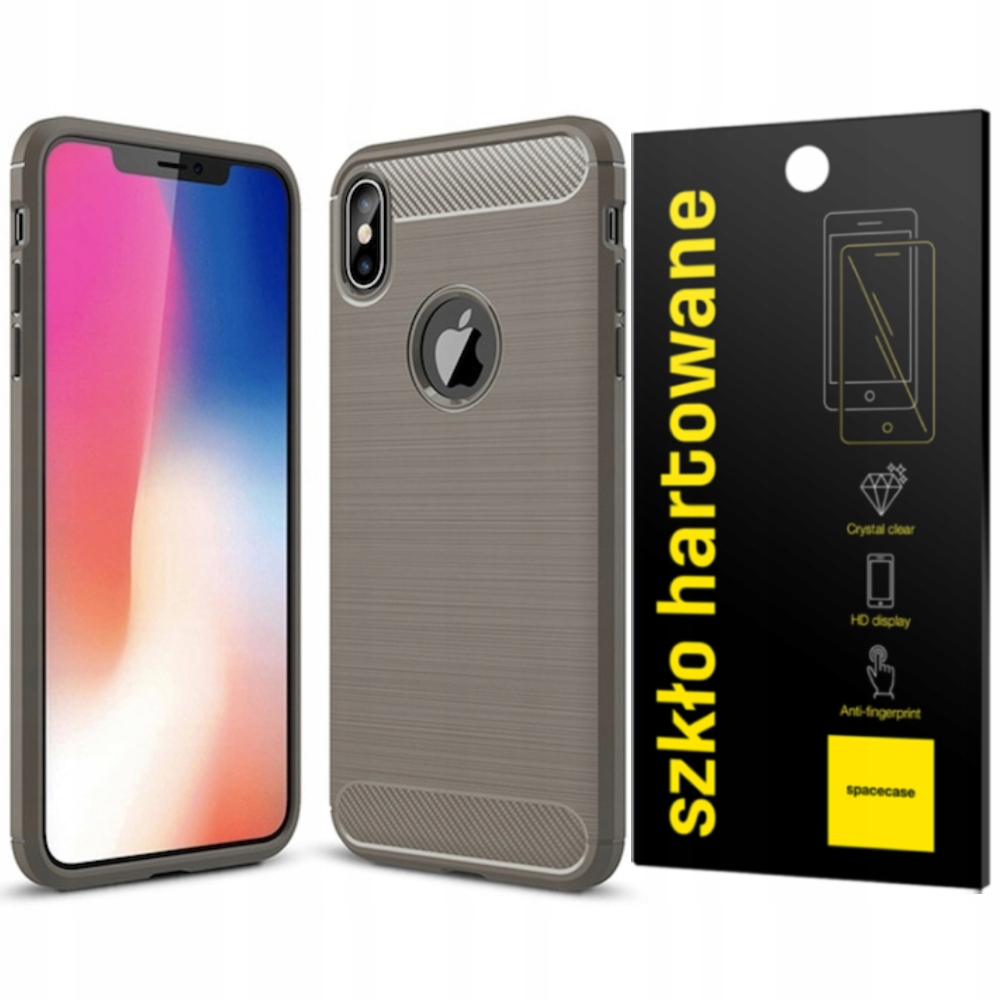 Spacecase späť na iPhone X / XS Case Grey