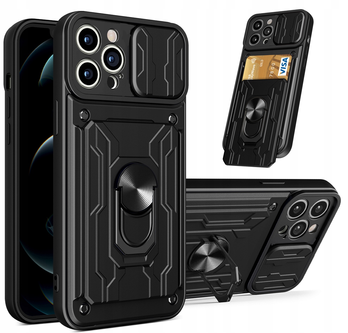 NTX chrbty pre iPhone 14 Pro Black