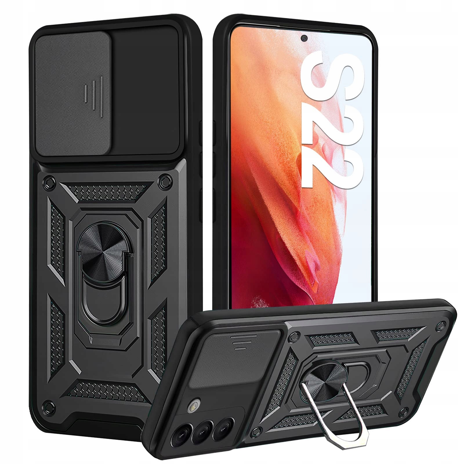 NTX chrbty pre Galaxy S22 čierna