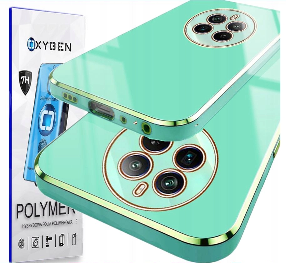 Chrbát OXYGEN pre Xiaomi Realme 12 Pro 5G | 12 Pro+ Plus 5G GLOW tyrkysová