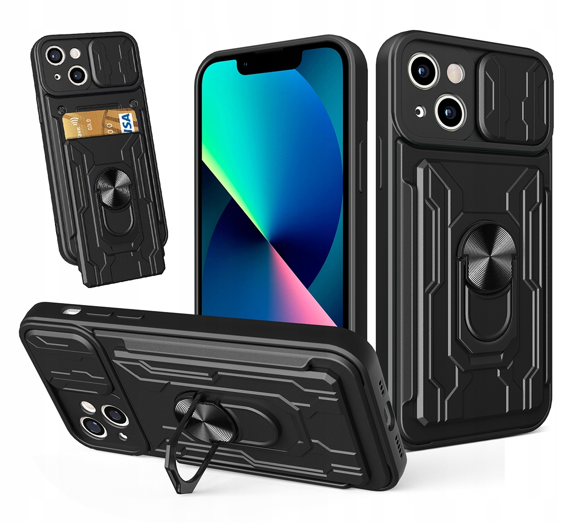 NTX chrbty pre iPhone 13 čierne