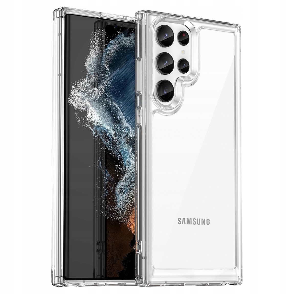NTX chrbty pre Samsung Galaxy S22 ultra tvrdé brnenie bezfarebné brnenie