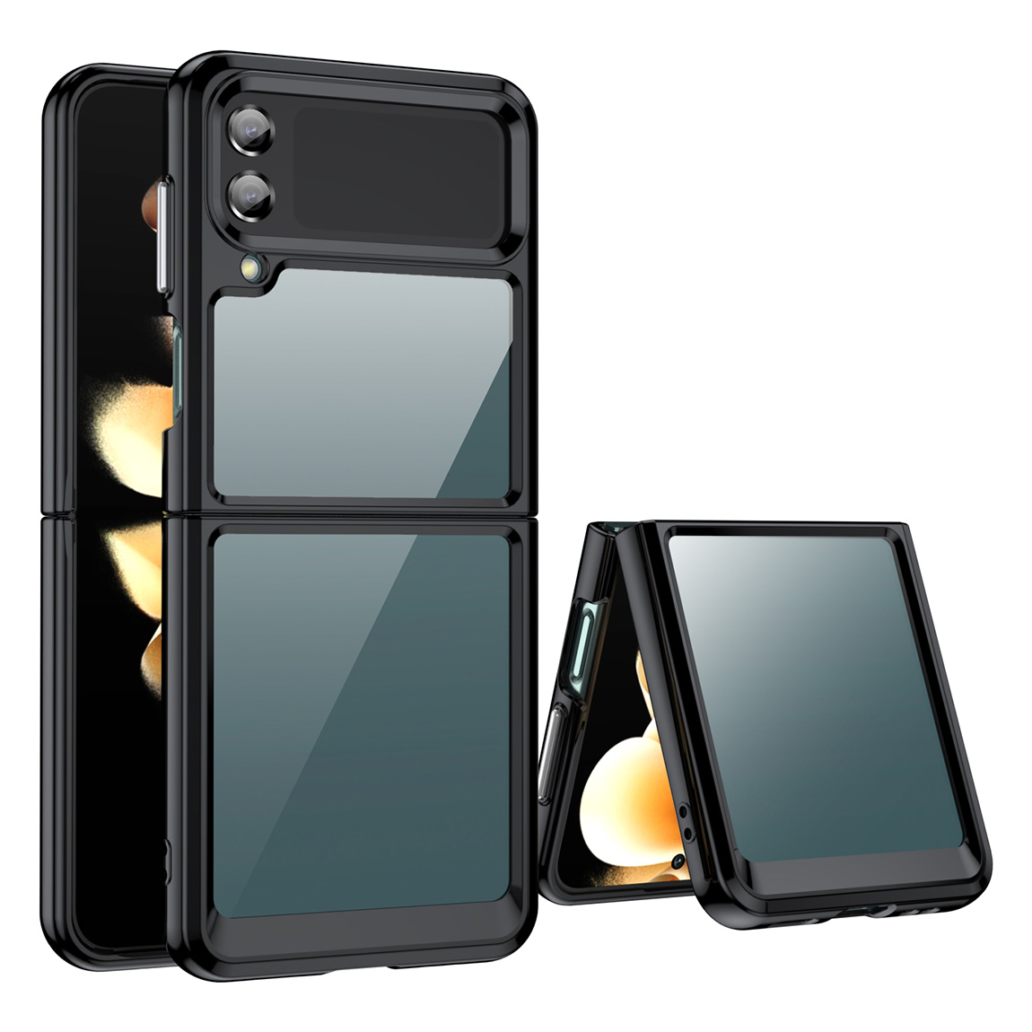 NTX chrbty pre Samsung Galaxy z Flip 4 Hard Armor bezfarebne