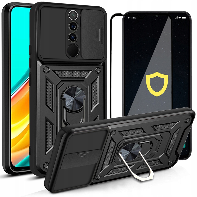 Spacecase späť na Xiaomi Redmi 9 Camring Black