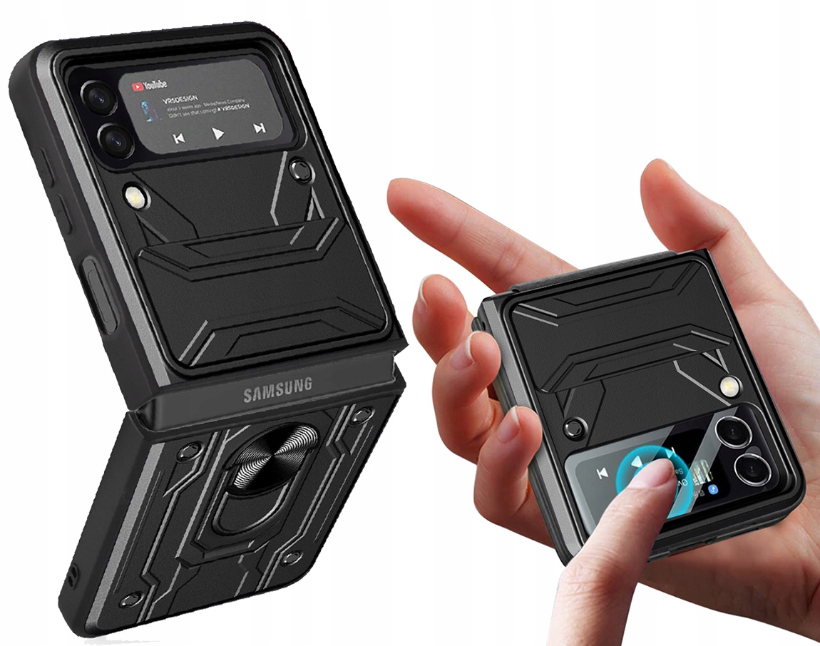 Pôvodné puzdro späť do Galaxy s flip 4 čiernou farbou